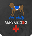 Embroidered Bandanna - On Duty Service Dog