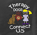 Embroidered Bandanna - Therapy Dogs Connect Us