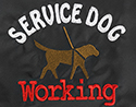 Embroidered Bandanna - Service Dog Working